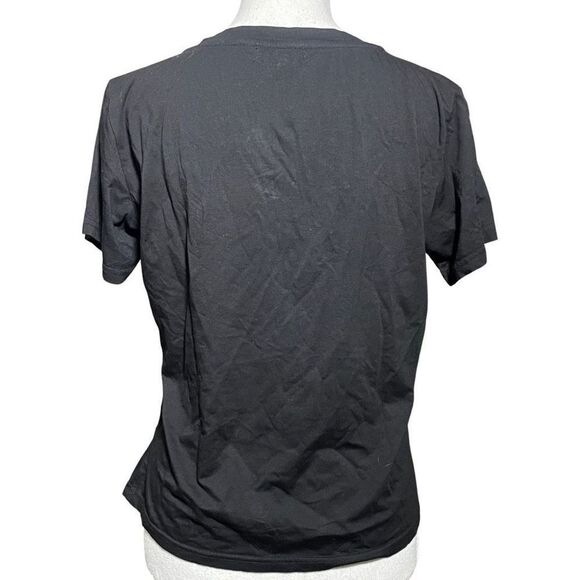 ROOLEE Black Henley tee w/ button snap closures, Lightweight & Airy, Size S - Picture 7 of 7